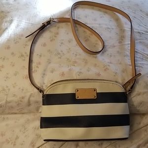 Kate Spade Leather Crossbody Striped Purse